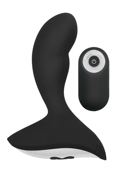 SONO No.79 Rechargeable Silicone Massager with Remote, Black
