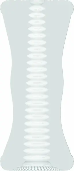 Shots No.23 Flexible Intimate Device TPE Ribbed Black
