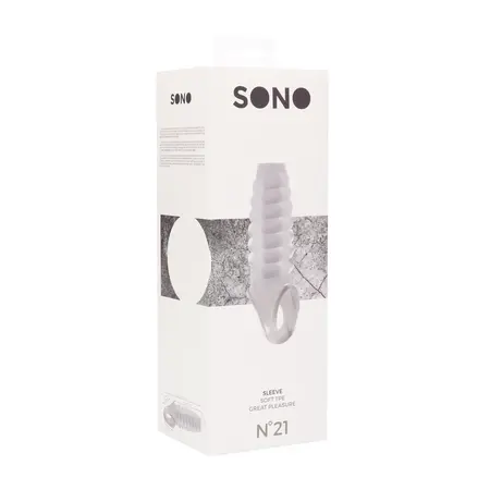 Screaming O No.21 Intimate Extension Sleeve with Support Strap, Clear