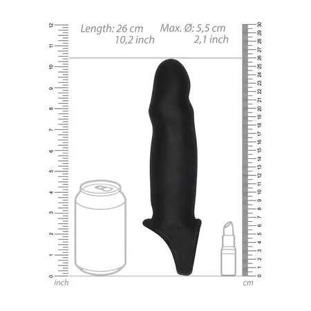 Satisfyer No.17 Extension Sleeve with Ball Strap, 35mm, Black