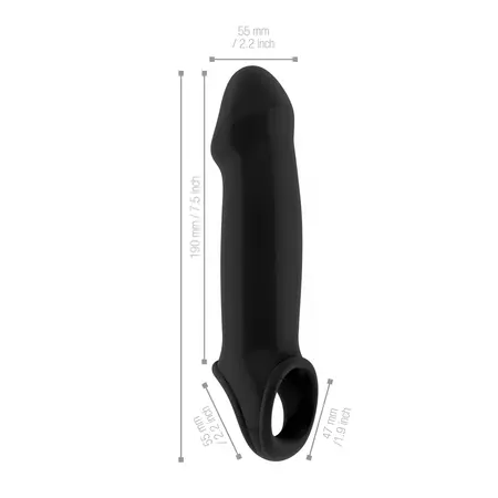 Satisfyer No.17 Extension Sleeve with Ball Strap, 35mm, Black