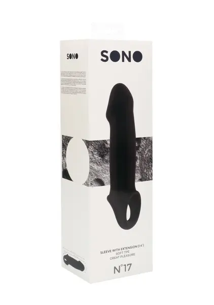 Satisfyer No.17 Extension Sleeve with Ball Strap, 35mm, Black