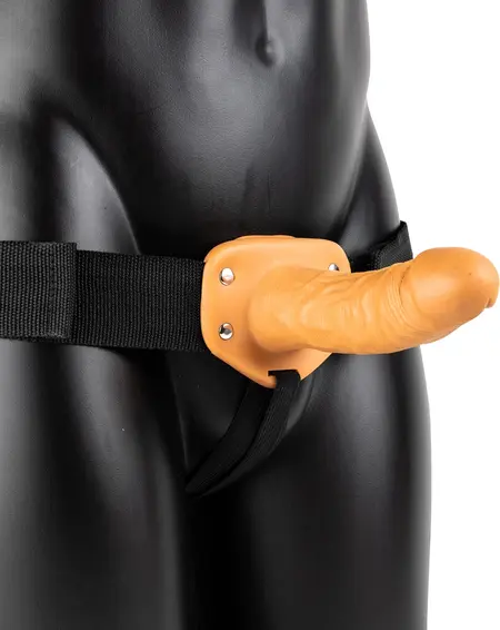 RealRock Hollow Strap-On System 15.5 cm - Adjustable Comfort Fit