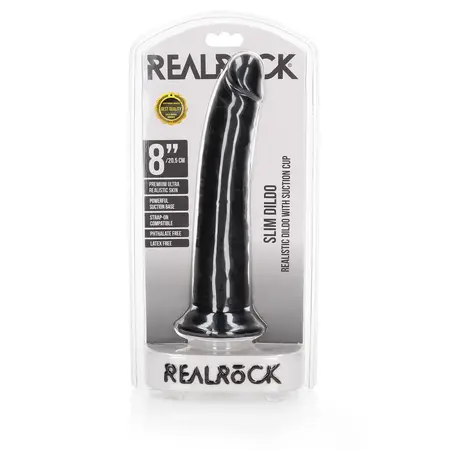 RealRock Slim 20.5 cm Anatomical Model with Suction Cup Beige