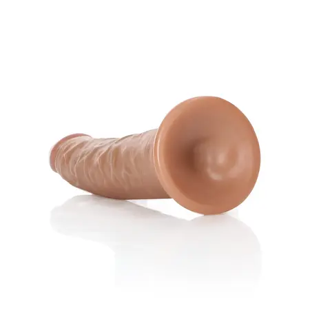 RealRock Slim Model with Suction Cup 15.5 cm - Natural Finish