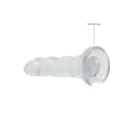 RealRock Crystal Clear Intimate Model 17 cm with Suction Cup Base