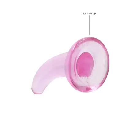 REALROCK Crystal Clear Model 5 - Transparent Intimate Device with Suction Cup 11.5 cm