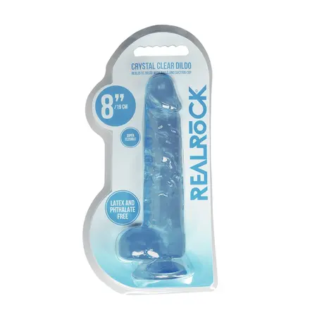 REALROCK Crystal Clear Intimate System with Suction Cup 21 cm Transparent
