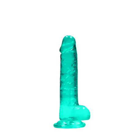 REALROCK Crystal Clear 19cm Anatomical Model with Suction Cup