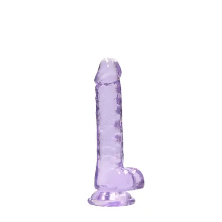 REALROCK Crystal Clear 7in Anatomical Model with Suction Cup Transparent