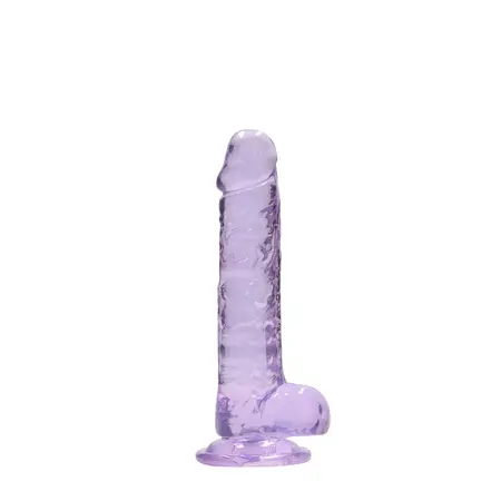 REALROCK Crystal Clear 7in Anatomical Model with Suction Cup Transparent