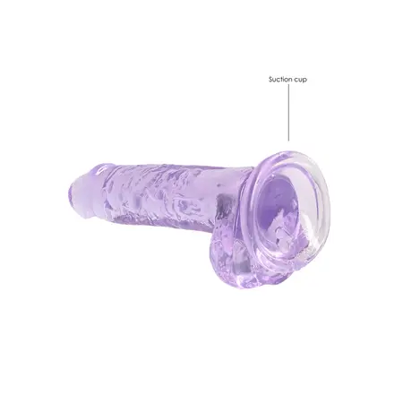 REALROCK Crystal Clear 7in Anatomical Model with Suction Cup Transparent