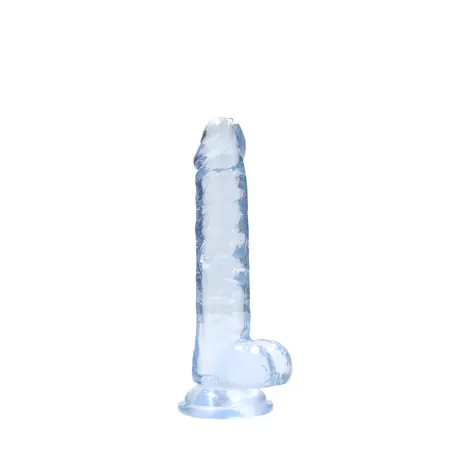 REALROCK Crystal Clear Model 7 Suction Cup Intimate Machine 19cm