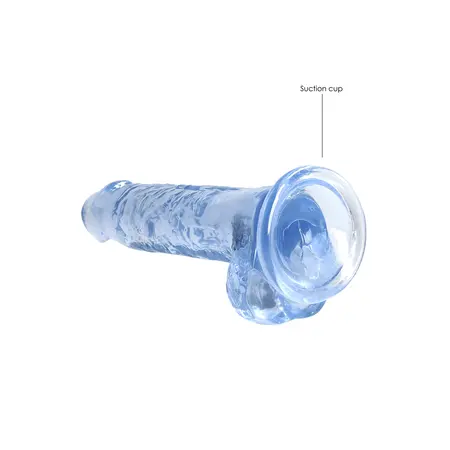 REALROCK Crystal Clear Model 7 Suction Cup Intimate Machine 19cm