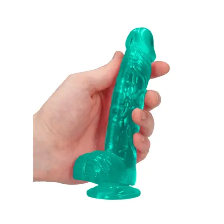 REALROCK Crystal Clear Model 6 with Suction Cup 17cm Transparent