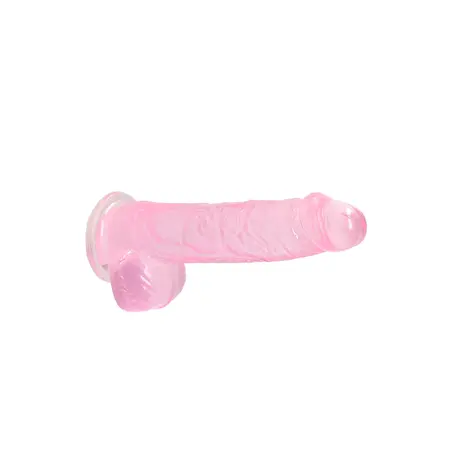 REALROCK Crystal Clear 6'' Intimate Model with Base - 15 cm Transparent