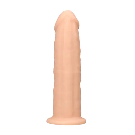 REALROCK Ultra Silicone Model 6 Thermo Reactive 15 cm - Suction Base, Brown