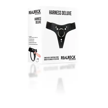 RealRock Harness Deluxe - Universal Adjustable Strap-On System