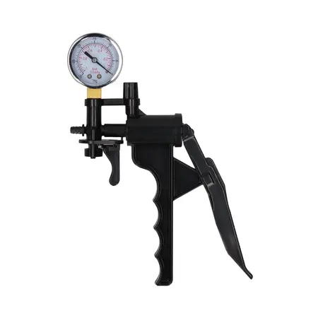 Shots Toys Elite Beginner Pump with PSI Gauge Black 23 cm Silicone