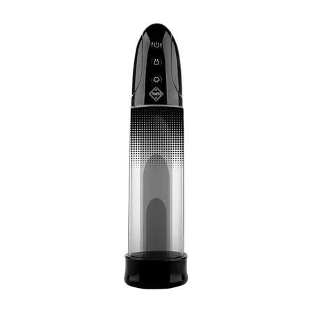 LuvPump Automatic Rechargeable Intimate Vacuum System 20cm Silicone Black