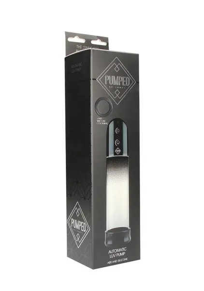 LuvPump Automatic USB Intimate Vacuum System 20cm Silicone Black
