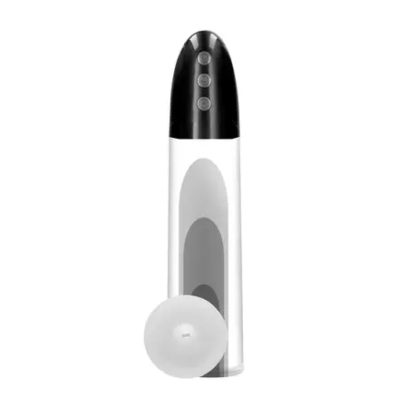 Shots Rechargeable Automatic Cyber Pump with Soft Sleeve, 31 cm
