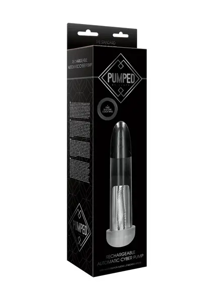 Shots Rechargeable Automatic Cyber Pump with Soft Sleeve, 31 cm