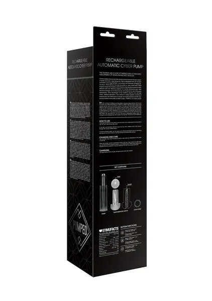 Shots Rechargeable Automatic Cyber Pump with Soft Sleeve, 31 cm