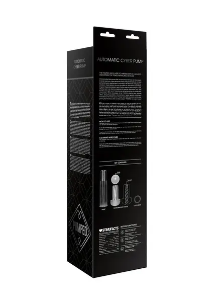 Cyber Pump автоматична вакуумна помпа, 3 скорости, черна, 29,5 см