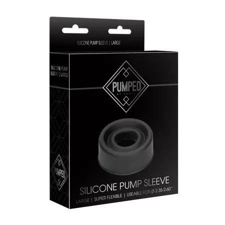 Shots Pumped Silicone Comfort Sleeve Large - Soft Stretchy Accessory