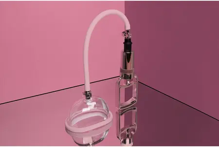 Shots Pumped Intimate Suction Device with Acrylic Cylinder Clear