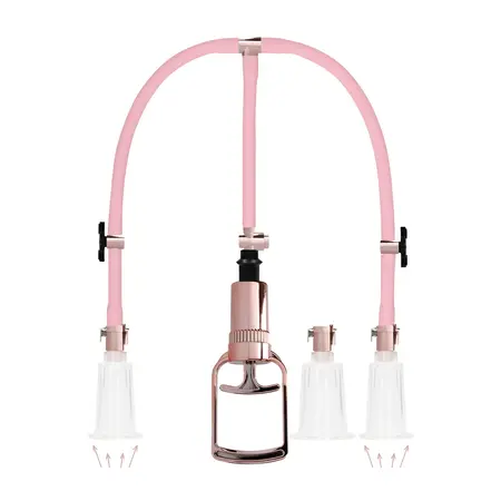 Shots Pumped Intimate Stimulation Pump Set Medium-Large, 3 Cups