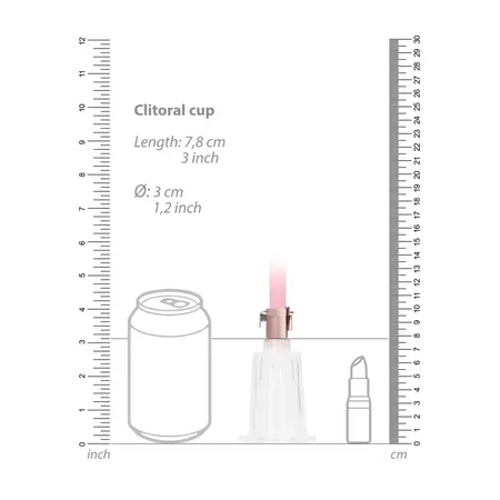 Shots Pumped Intimate Stimulation Pump Set Medium-Large, 3 Cups