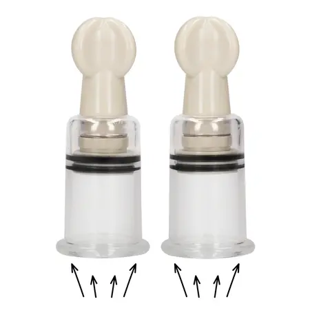 Shots Nipple Suction System Medium - Adjustable Vacuum Cups Set