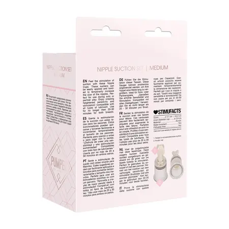 Shots Nipple Suction System Medium - Adjustable Vacuum Cups Set
