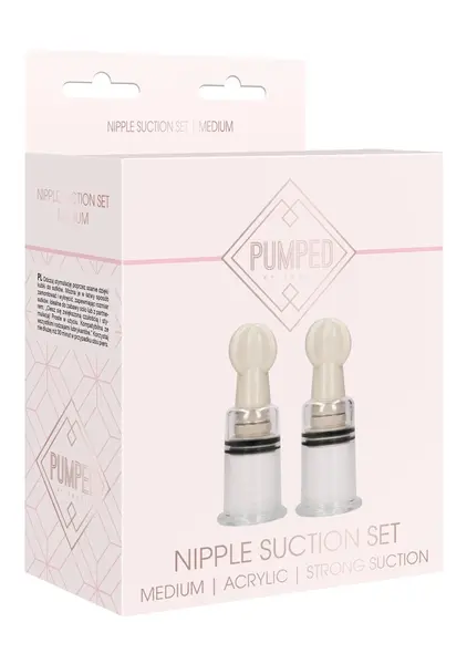 Shots Nipple Suction System Medium - Adjustable Vacuum Cups Set
