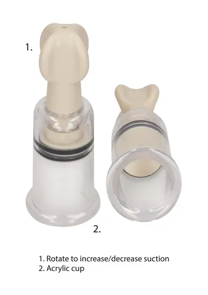 Shots Nipple Suction Set Small - Precision Adjustable Suction Cups