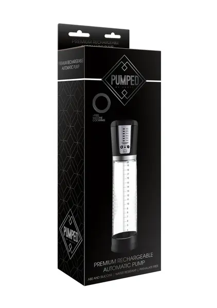 Shots Premium Automatic Intimate Machine Rechargeable 290mm Black