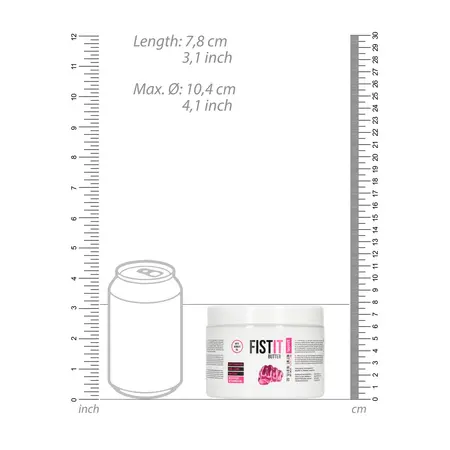 Fistit Sliding Butter Water-Based Lubricant 500 ml - Long-Lasting Formula