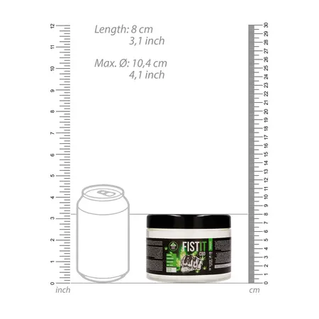 Fist It CBD Water-Based Lubricant 500 ml - Neutral Formula, Large Size