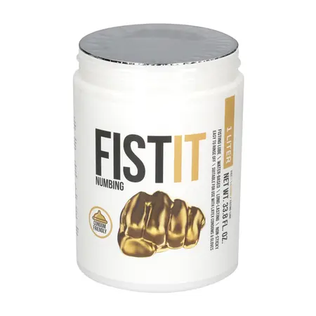 Fist It Water-Based Lubricant 1000ml - Long-Lasting Formula, Neutral Scent