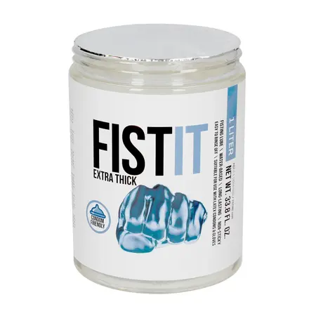 Fist It Extra Thick Water-Based Lubricant 1000 ml - Long-Lasting Formula