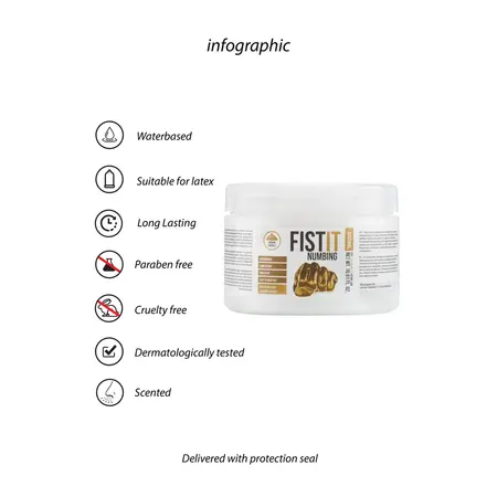 Fist It Professional Water-Based Lubricant 500 ml - Odorless & Neutral