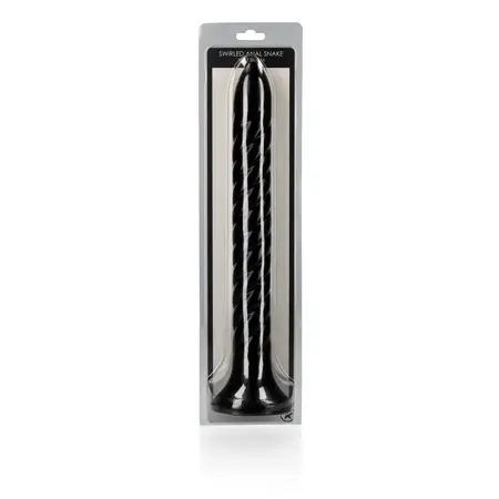 Swirled Anal Snake гъвкаво анално дилдо с вендуза, 30 см
