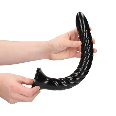 Swirled Anal Snake гъвкаво анално дилдо с вендуза, 30 см