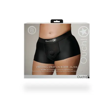 Satisfyer Strap-on Boxer XL/XXL Black - Rechargeable Vibrating System
