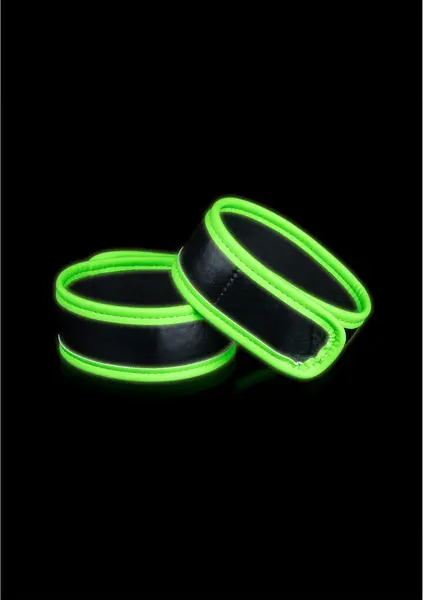 OUCH! Adjustable Biceps Band Glow in the Dark - Fluorescent Green Harness