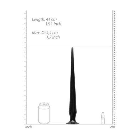 Oxballs Ass Spike Model 17 - Large Tapered Silicone Plug 42cm
