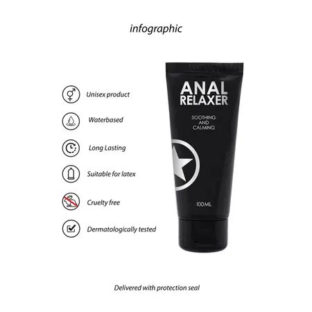 Ouch! Anal Relaxer Gel 100ml - Gentle Comfort Formula for Intimate Care