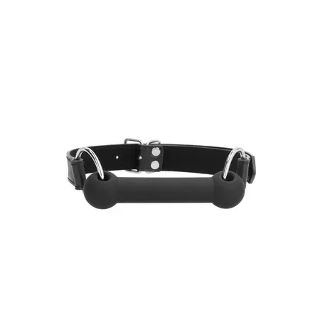 OUCH! Silicone Adjustable Bit Gag - Black, Classic Design